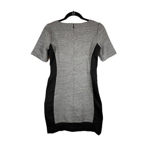 J.Crew Grey with Black Panel Sheath Dress - Picture 6 of 7